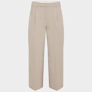 NWT - Aritzia The Effortless Pant Cropped, Modern Taupe - Size 12